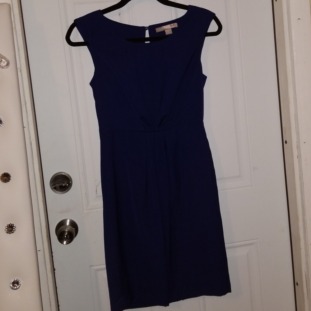 Royal blue sheath dress